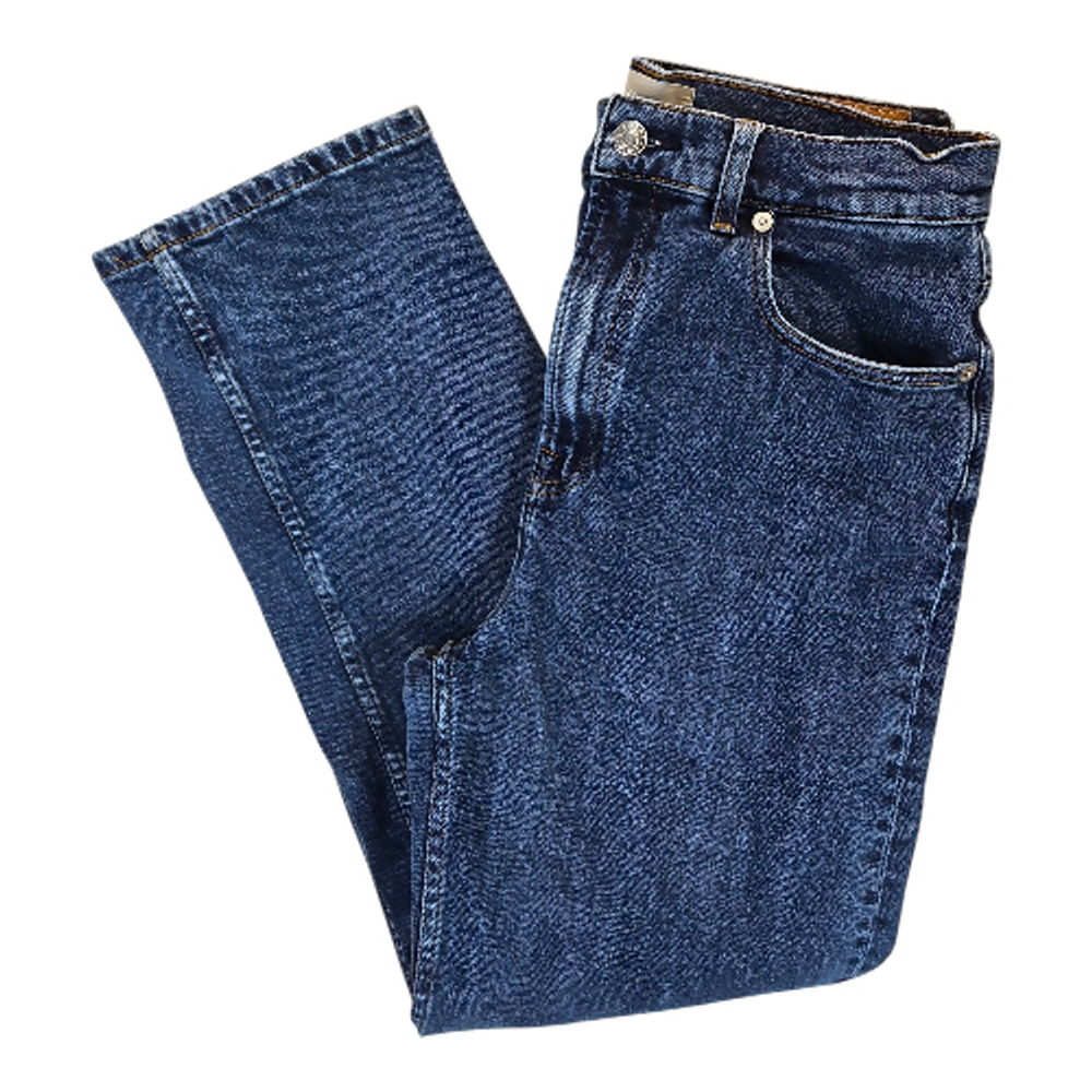 Everlane Straight Leg Jeans in Deep Indigo Blue